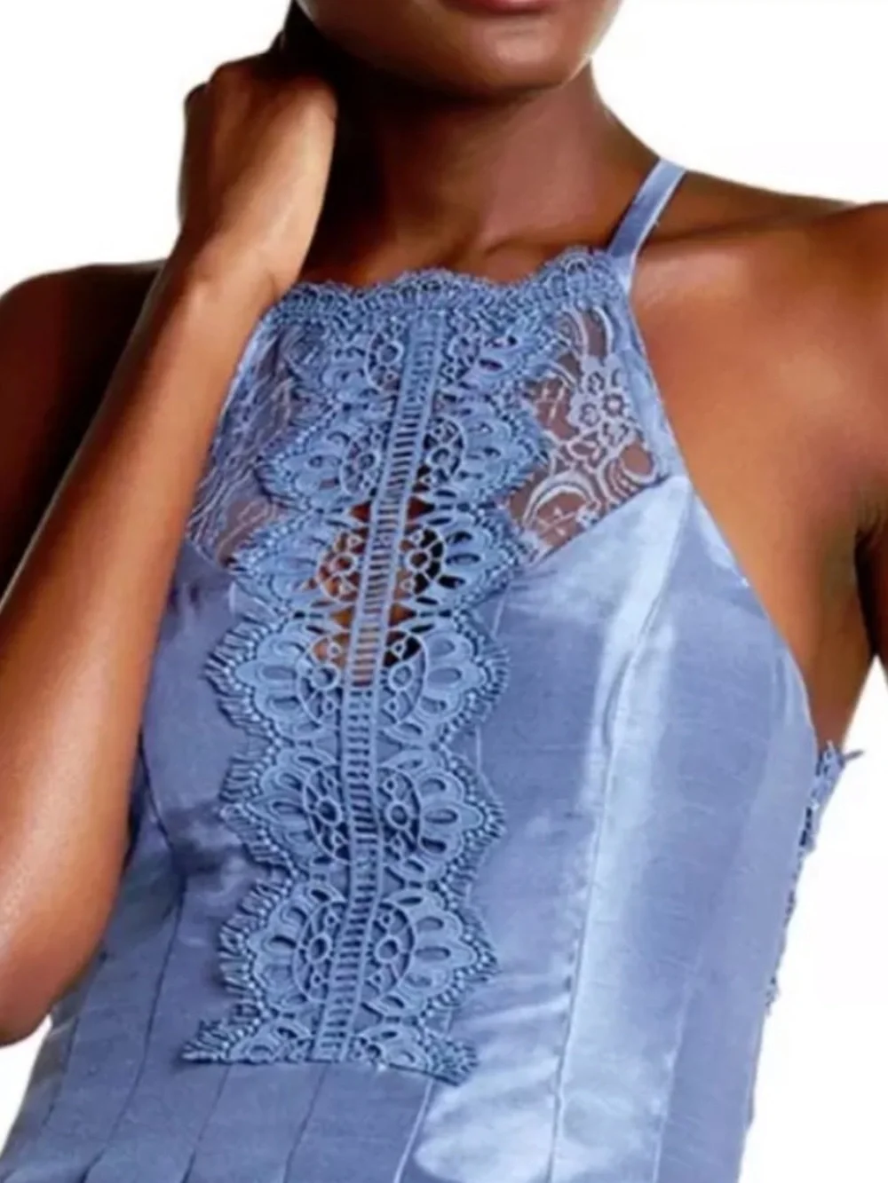 NWT FP Heart to Heart romper in “Sky”